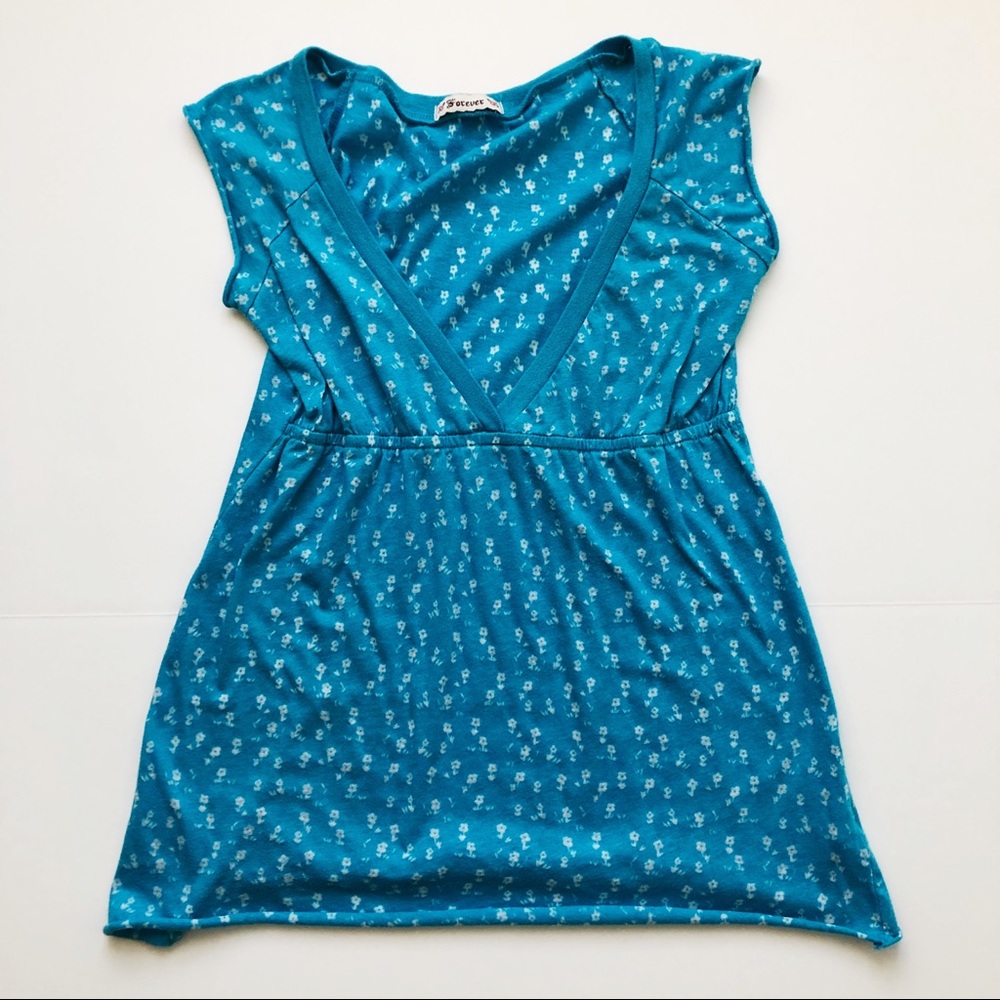 Blue floral top from Forever 21